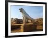 The Terrace of Lions in Marble from Naxos-null-Framed Giclee Print