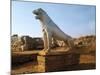 The Terrace of Lions in Marble from Naxos-null-Mounted Giclee Print