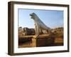 The Terrace of Lions in Marble from Naxos-null-Framed Giclee Print