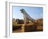 The Terrace of Lions in Marble from Naxos-null-Framed Giclee Print