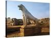 The Terrace of Lions in Marble from Naxos-null-Stretched Canvas