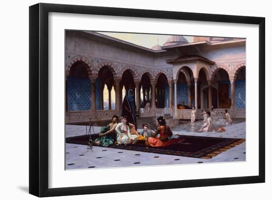 The Terrace of the Seraglio, 1886-Jean Leon Gerome-Framed Giclee Print