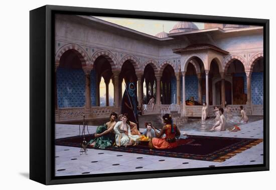 The Terrace of the Seraglio, 1886-Jean Leon Gerome-Framed Stretched Canvas