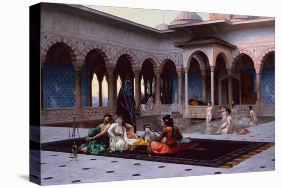 The Terrace of the Seraglio, 1886-Jean Leon Gerome-Stretched Canvas