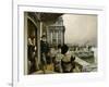 The Terrace of the Trafalgar Tavern, Greenwich, circa 1878-James Tissot-Framed Giclee Print