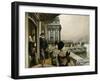 The Terrace of the Trafalgar Tavern, Greenwich, circa 1878-James Tissot-Framed Giclee Print