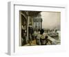 The Terrace of the Trafalgar Tavern, Greenwich, circa 1878-James Tissot-Framed Premium Giclee Print