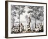 The Terrace of the Tuileries, 1807-Jean Pierre Norblin-Framed Giclee Print