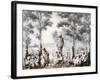 The Terrace of the Tuileries, 1807-Jean Pierre Norblin-Framed Giclee Print