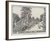 The Terrace, Risley Hall, Derbyshire-null-Framed Giclee Print