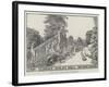 The Terrace, Risley Hall, Derbyshire-null-Framed Giclee Print