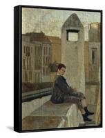 The Terrace-Edoardo Dalbono-Framed Stretched Canvas