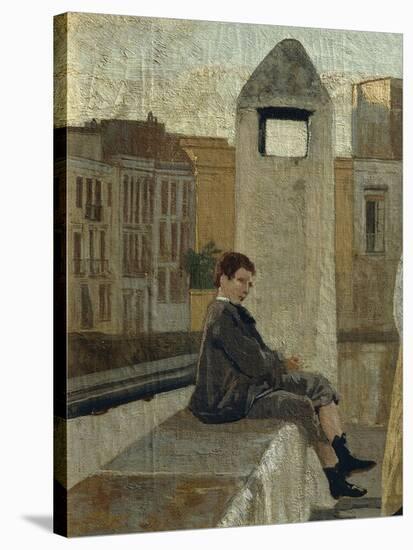 The Terrace-Edoardo Dalbono-Stretched Canvas