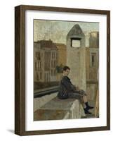 The Terrace-Edoardo Dalbono-Framed Giclee Print