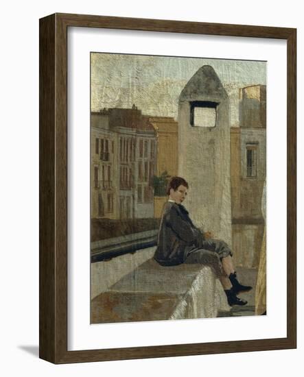 The Terrace-Edoardo Dalbono-Framed Giclee Print