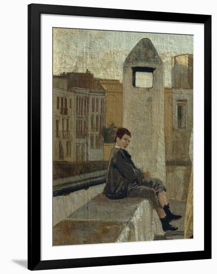 The Terrace-Edoardo Dalbono-Framed Giclee Print