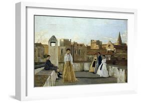 The Terrace-Edoardo Dalbono-Framed Giclee Print