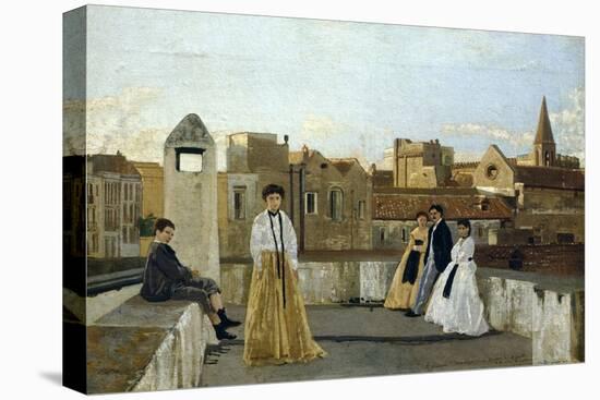 The Terrace-Edoardo Dalbono-Stretched Canvas