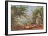 The Terrasse of Marly-Hubert Robert-Framed Collectable Print