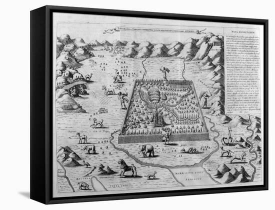 The Terrestrial Paradise, 1675-Athanasius Kircher-Framed Stretched Canvas