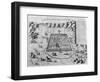 The Terrestrial Paradise, 1675-Athanasius Kircher-Framed Giclee Print