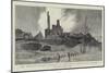 The Terrible Colliery Explosion at Anderlues in Belgium, the Explosion-null-Mounted Giclee Print