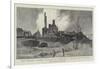 The Terrible Colliery Explosion at Anderlues in Belgium, the Explosion-null-Framed Giclee Print