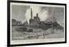 The Terrible Colliery Explosion at Anderlues in Belgium, the Explosion-null-Framed Giclee Print