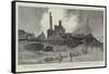 The Terrible Colliery Explosion at Anderlues in Belgium, the Explosion-null-Framed Stretched Canvas