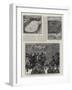 The Terrible Disaster at the International Football Match at Glasgow, Rescuing the Injured-Walter Duncan-Framed Giclee Print