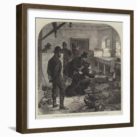 The Terrible Railway Accident at Shipton-On-Cherwell-null-Framed Giclee Print
