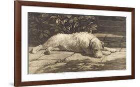 The Terrier-Herbert Dicksee-Framed Premium Giclee Print