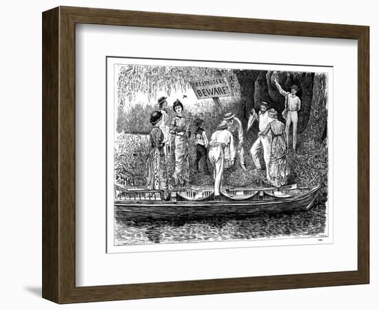 The Terrors of the Law, 1881-George Du Maurier-Framed Giclee Print