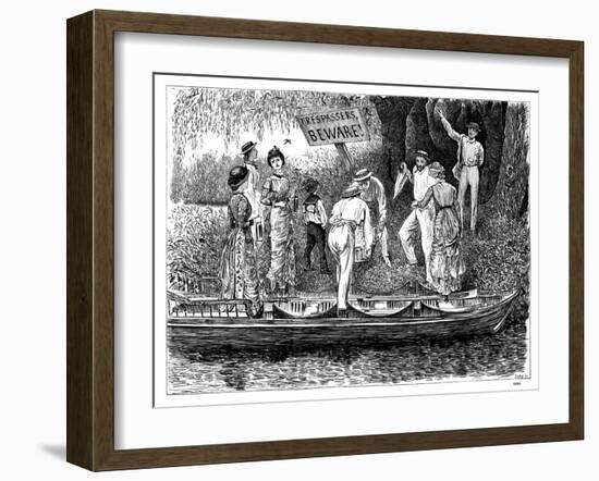 The Terrors of the Law, 1881-George Du Maurier-Framed Giclee Print