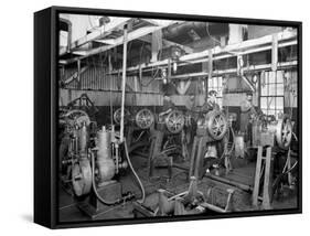 The Testing Room, Leland Faulconer Manufacturing Co., Detroit, Mich.-null-Framed Stretched Canvas