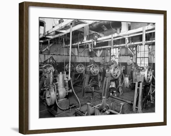 The Testing Room, Leland Faulconer Manufacturing Co., Detroit, Mich.-null-Framed Photo