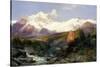 The Teton Range, 1897-Thomas Moran-Stretched Canvas