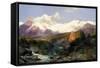 The Teton Range, 1897-Thomas Moran-Framed Stretched Canvas