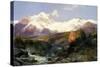 The Teton Range, 1897-Thomas Moran-Stretched Canvas