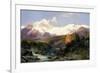 The Teton Range, 1897-Thomas Moran-Framed Giclee Print