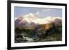 The Teton Range, 1897-Thomas Moran-Framed Giclee Print