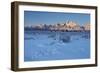 The Teton Range at First Light after a Fresh Snow-James Hager-Framed Photographic Print