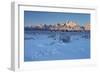 The Teton Range at First Light after a Fresh Snow-James Hager-Framed Photographic Print