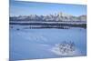 The Tetons at Dawn after a Fresh Snow-James Hager-Mounted Photographic Print