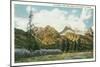 The Tetons, Hoback Pass-null-Mounted Premium Giclee Print