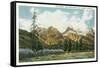 The Tetons, Hoback Pass-null-Framed Stretched Canvas