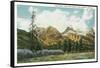 The Tetons, Hoback Pass-null-Framed Stretched Canvas