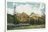 The Tetons, Hoback Pass-null-Stretched Canvas