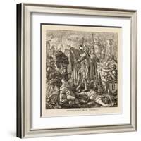 The Teutonic Knights Take the Town of Kaven (Now Kowno) in Eastern Prussia-Ehrhardt-Framed Art Print