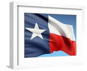 The Texas Flag-bioraven-Framed Art Print